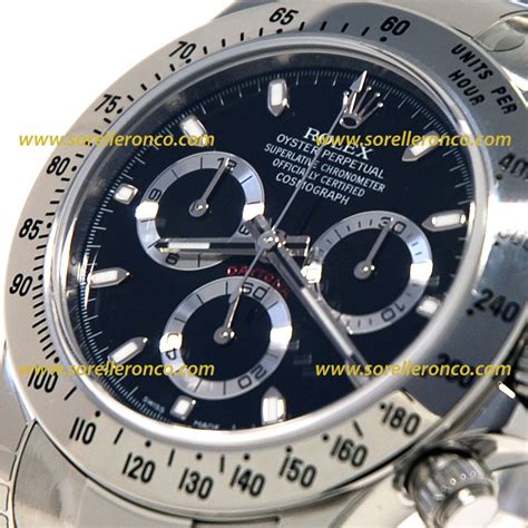 foto rolex daytona nero